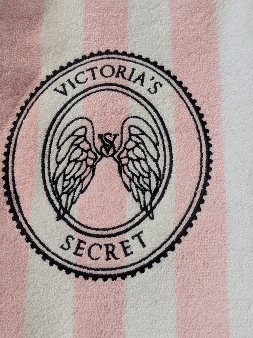 NWT Victoria's Secret Pink & White Stripe Tote Bag - Picture 2 of 6